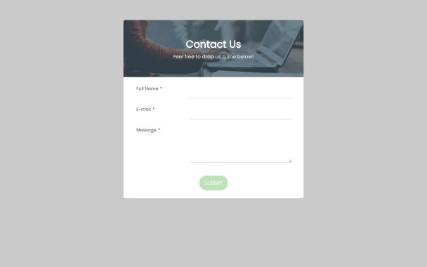 2018 Contact Form - Theme Poster