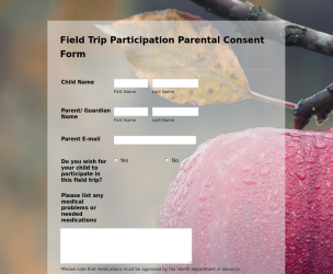 Apple Field - Theme Poster