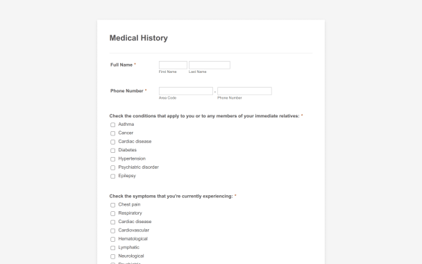 Appointment/Drop off Questionnaire - Theme Poster