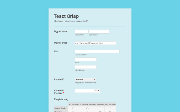 Aqua Customer Survey Theme - Theme Poster