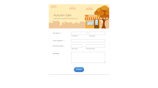Autumn Sale - Theme Poster