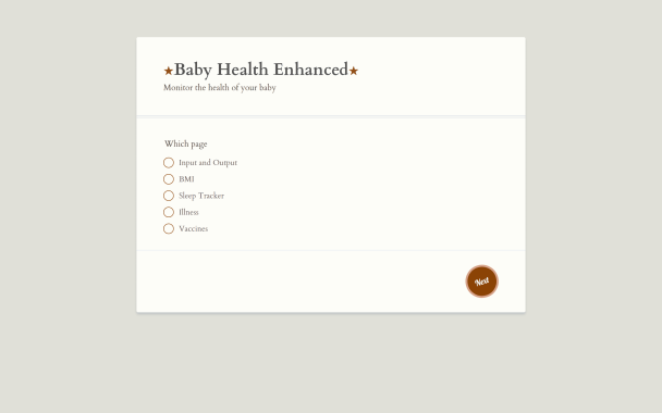 Baby Health Enhanced - Theme Poster