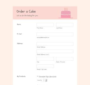 Bake My Cake - Theme Poster