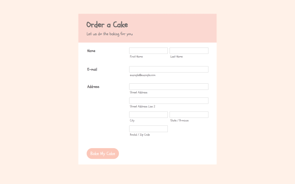Bake My Cake - Theme Poster