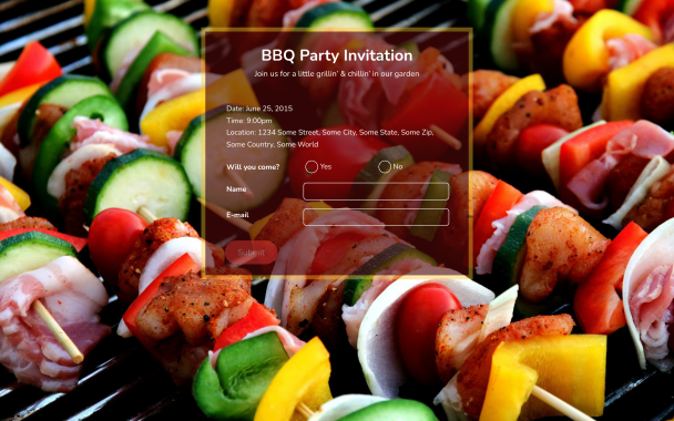 BBQ - Theme Poster