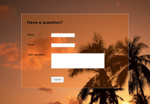 Sunset and Palm tree - Theme Poster