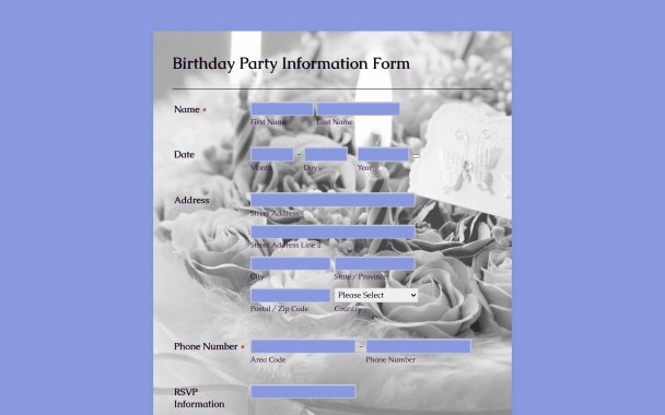 Birthday Party - Theme Poster
