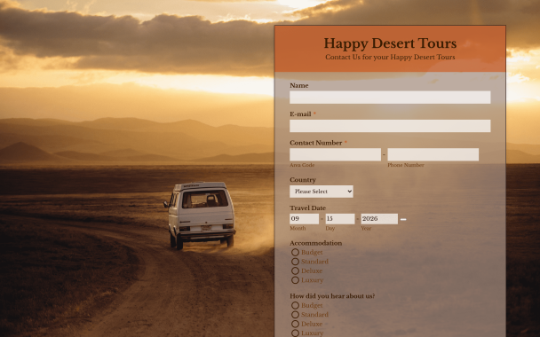 Bleak Desert - Theme Poster