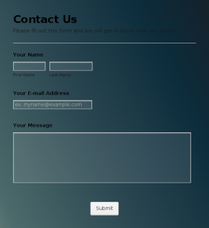 Fading Blue - Theme Poster