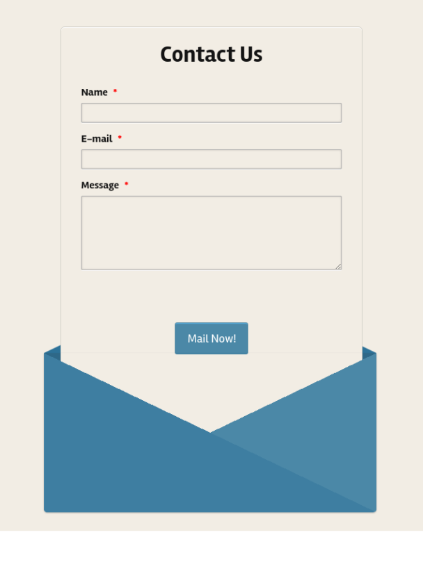 Blue Envelope - Theme Poster