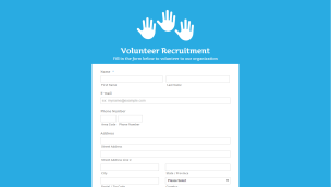 Blue High Five - Theme Poster