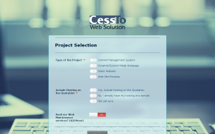 Blue Transparency - Theme Poster