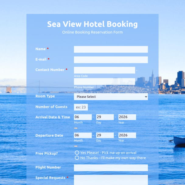 Bluish Sea - Theme Poster