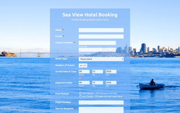 Bluish Sea - Theme Poster
