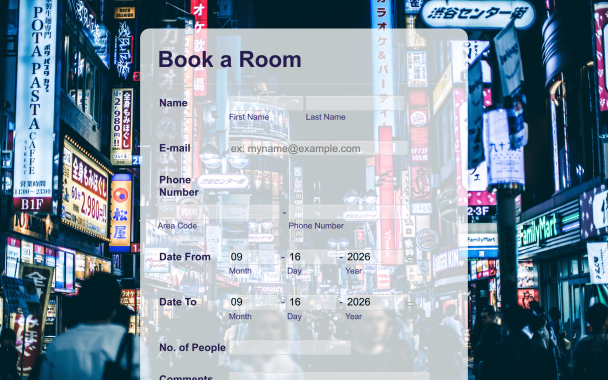 Book a Hotel Room - Theme Poster