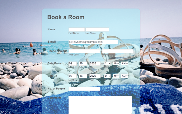 Book a Room - Theme Poster