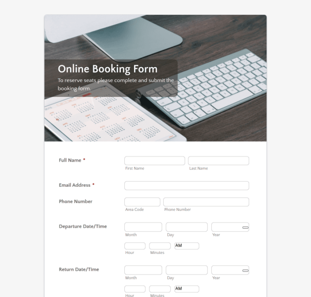 Booking - Theme Poster
