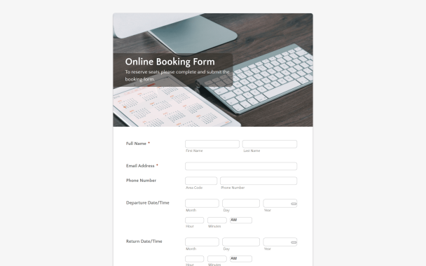 Booking - Theme Poster