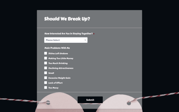 Breakup Face - Theme Poster