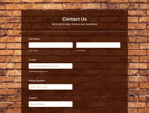 Brick Wall - Theme Poster