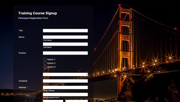 Bridge at Night - Theme Poster