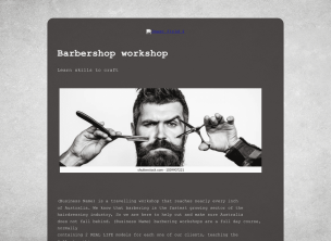BARBER Skills Workshop - Theme Poster