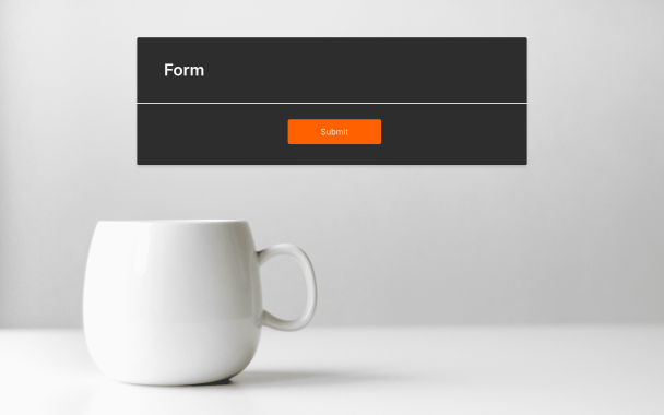 Charcoal Orange Button Starter Theme - Theme Poster
