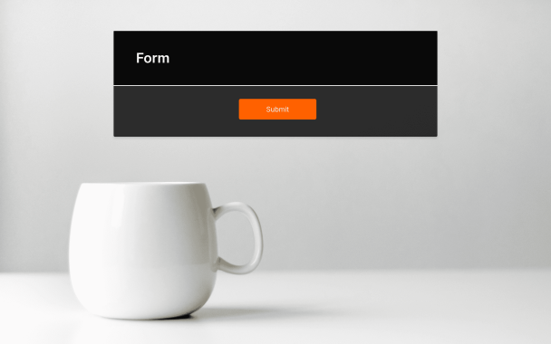 Charcoal Orange Button Starter Theme - Theme Poster