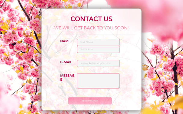 Cheerful Cherry Blossoms - Theme Poster