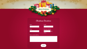 Christmas Donation - Theme Poster