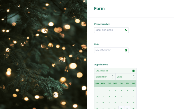 Christmas Tree Lights - Theme Poster