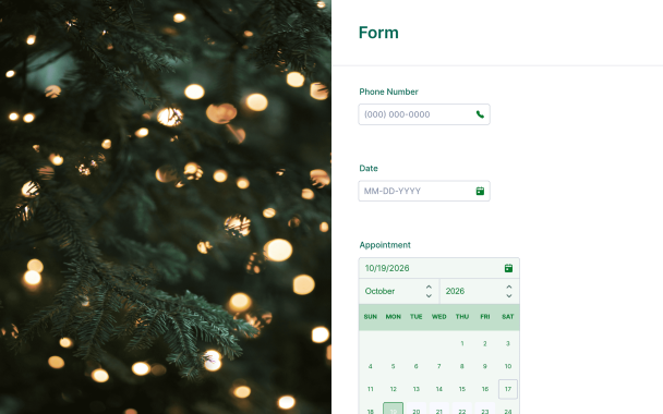 Christmas Tree Lights - Theme Poster