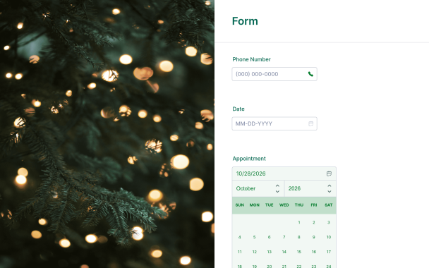 Christmas Tree Lights - Theme Poster