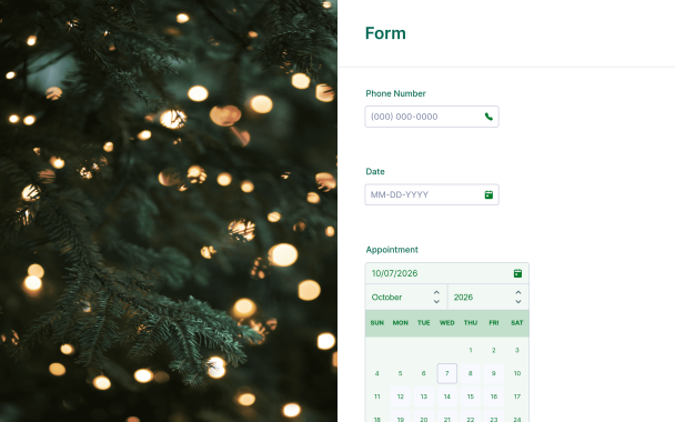 Christmas Tree Lights - Theme Poster