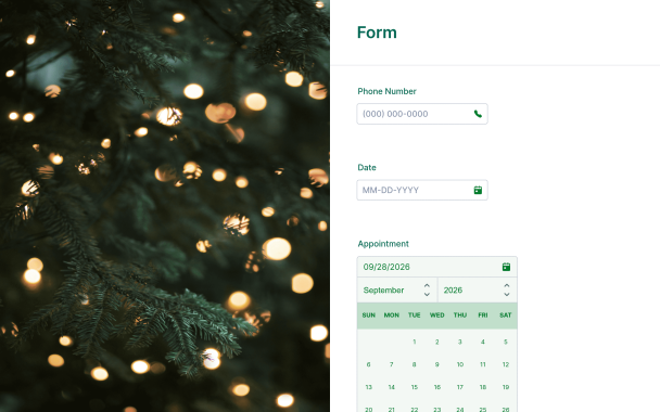 Christmas Tree Lights - Theme Poster