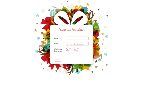 Christmas Newsletter - Theme Poster