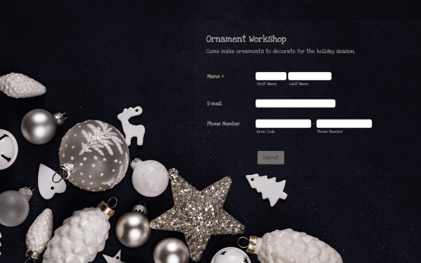 Christmas Ornaments - Theme Poster