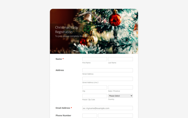 Christmas Party - Theme Poster