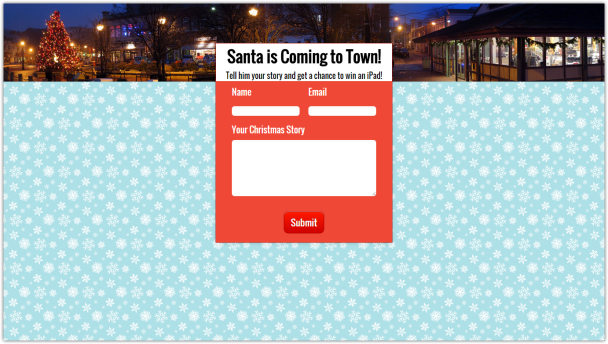 Christmas Town - Theme Poster