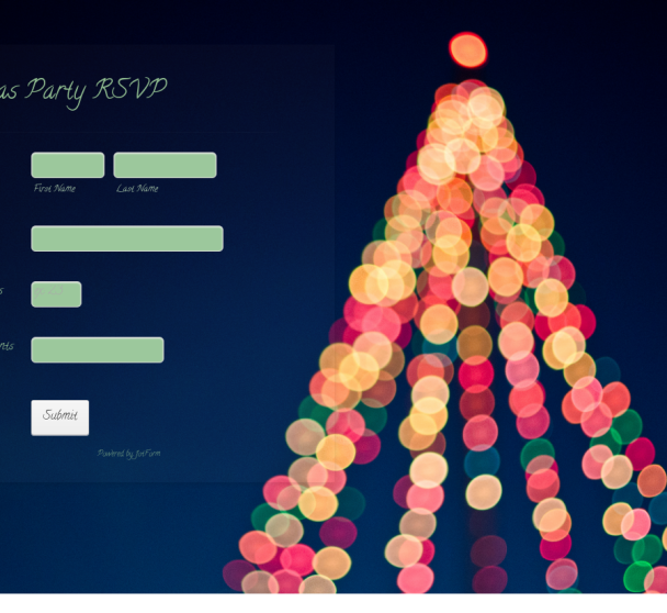 Christmas Tree Lights - Theme Poster