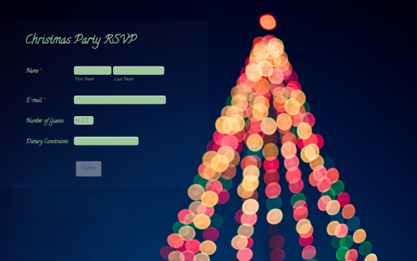 Christmas Tree Lights - Theme Poster