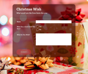 Christmas Wish - Theme Poster