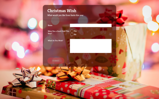 Christmas Wish - Theme Poster