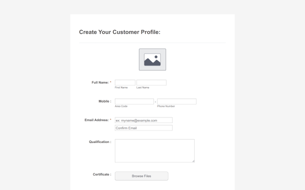 Clean Customer Profile - Theme Poster