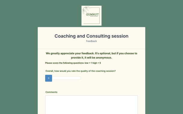 Coaching Feedback Form - Theme Poster