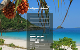 Coconut Turquoise - Theme Poster