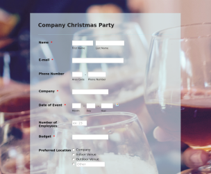 Company Christmas Party - Theme Poster