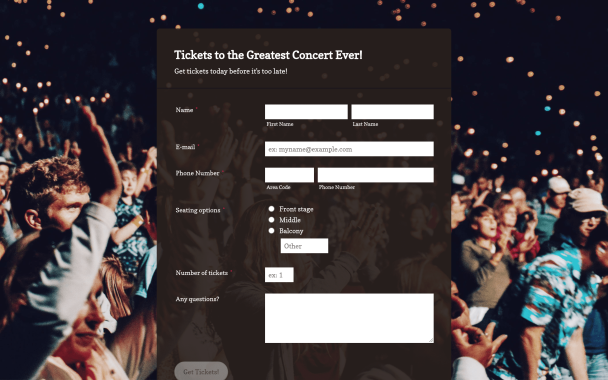 Concert - Theme Poster
