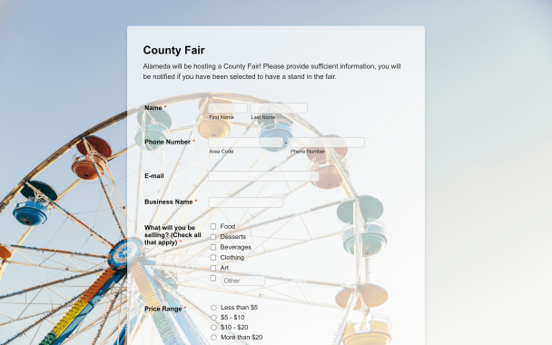 County Fair - Theme Poster