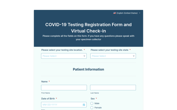 COVID 19 Testing - Theme Poster